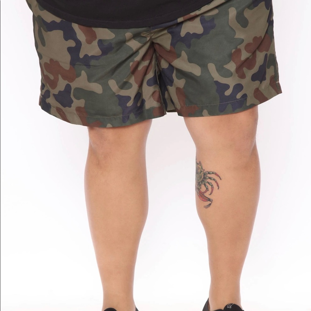 Men fashion nova camo trunks